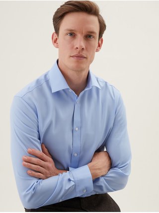 Modrá pánská formální košile Marks & Spencer  