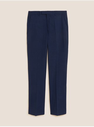 Tmavě modré pánské kalhoty Marks & Spencer 