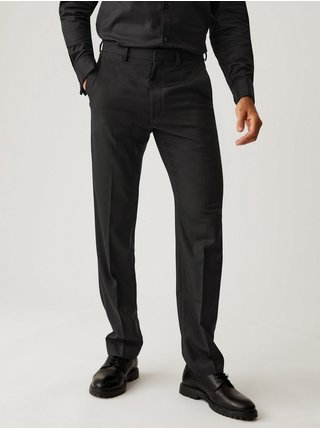 Černé pánské formální kalhoty Marks & Spencer
