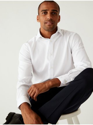 Bílá pánská formální košile Marks & Spencer