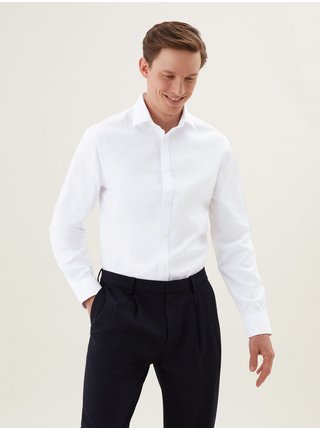 Bílá pánská formální košile Marks & Spencer 