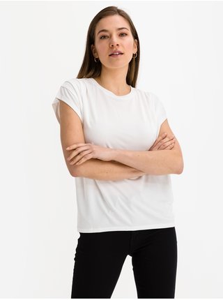 Tričká s krátkym rukávom pre ženy ICHI - biela