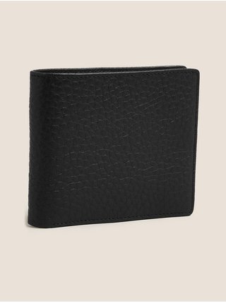 Černá kožená peněženka s technologií Cardsafe™ Marks & Spencer 