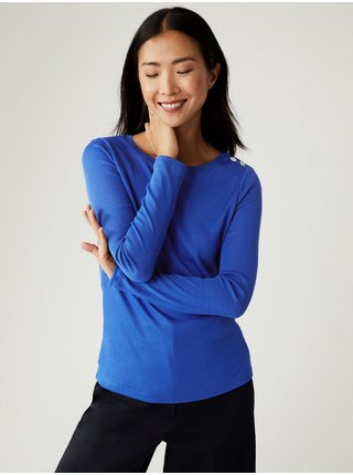 Modrý dámský lehký svetr Marks & Spencer   
