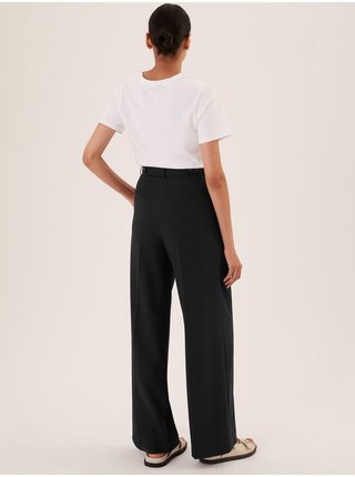 Elegantné nohavice pre ženy Marks & Spencer - čierna