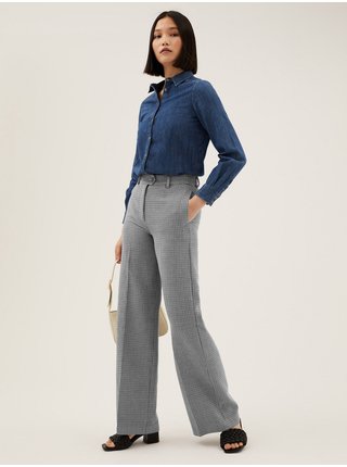 Elegantné nohavice pre ženy Marks & Spencer - sivá