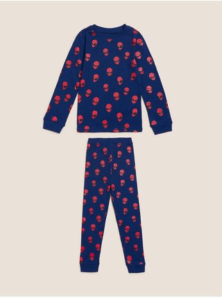 Modro-červené klučičí termo pyžamo s motivem Spider-Man™ Marks & Spencer