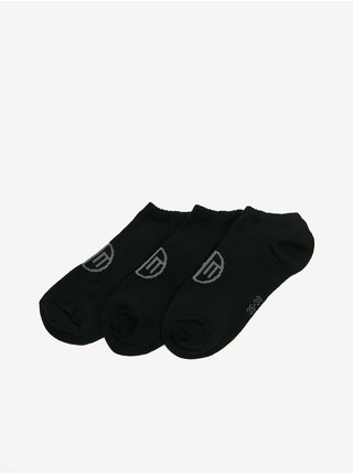 Sada tří párů ponožek v černé barvě SAM 73 Detate