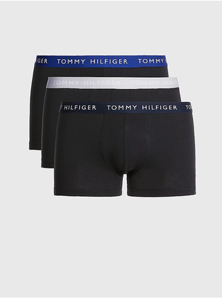 Sada tří pánských boxerek v černé barvě Tommy Hilfiger Underwear