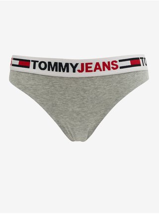 Nohavičky pre ženy Tommy Jeans - svetlosivá