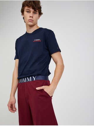 Pyžamá pre mužov Tommy Hilfiger - tmavomodrá, červená