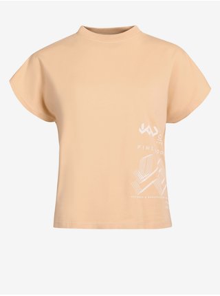 Béžové dámské tričko NAX Owera