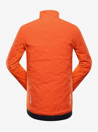 Oranžová pánská outdoorová bunda s úpravou DWR ALPINE PRO Barit