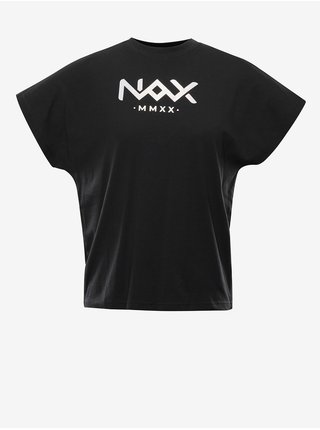 Tričká s krátkym rukávom pre ženy NAX - čierna