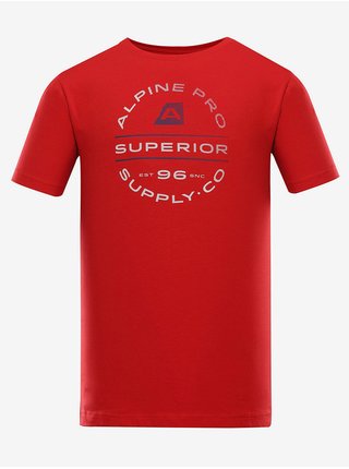 Červené pánské tričko ALPINE PRO Allon