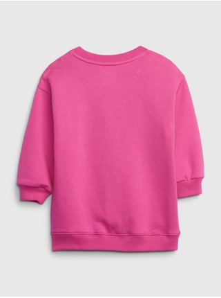 Růžové holčičí mikinové šaty GAP & Smiley®