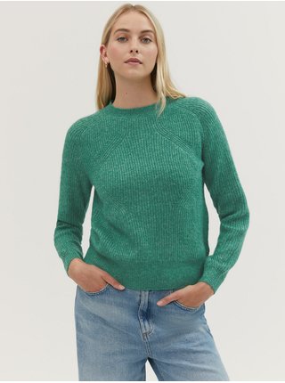 Zelený dámský svetr Marks & Spencer 