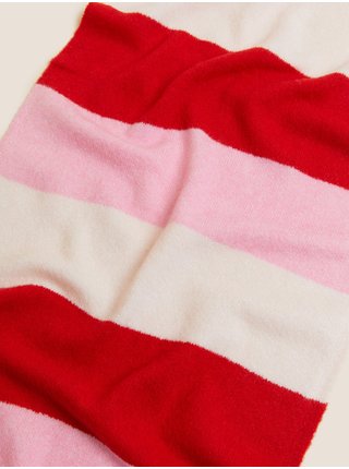 Šatky, šály pre ženy Marks & Spencer - ružová, červená, krémová