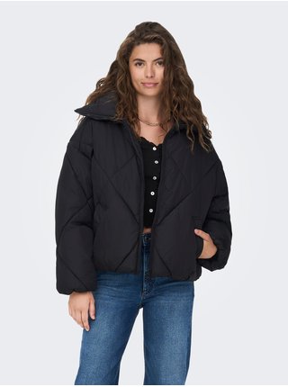 Černá dámská zimní oversize bunda ONLY Tamara