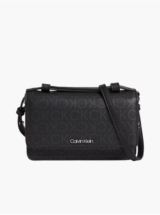 Černá dámská vzorovaná malá kabelka Calvin Klein