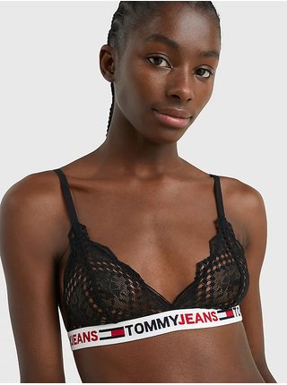 Černá dámská krajková podprsenka Tommy Jeans