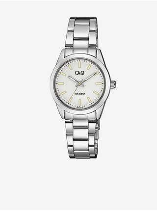 Dámské hodinky ve stříbrné barvě Q&Q