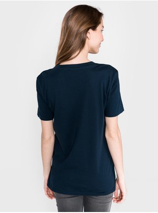 Tričká s krátkym rukávom pre ženy SELECTED - modrá