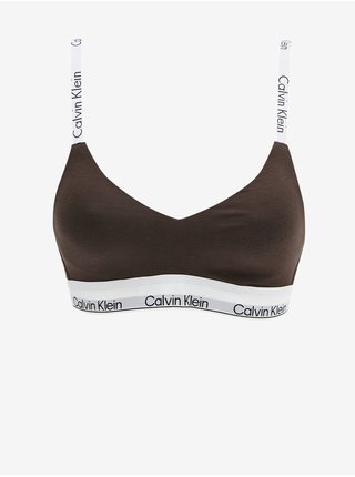 Tmavě hnědá dámská podprsenka Calvin Klein Underwear