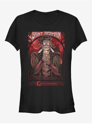 Černé dámské tričko Netflix Saint Germain ZOOT. FAN