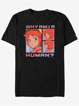 Čierne pánske tričko Netflix Human Sara