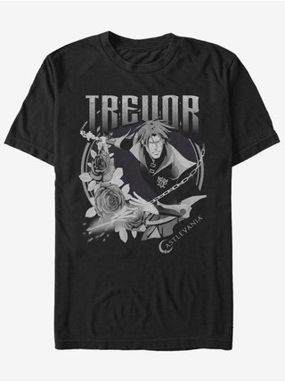 Čierne pánske tričko Netflix Trevor Badge