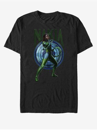 Čierne pánske tričko Marvel Nakia Shield