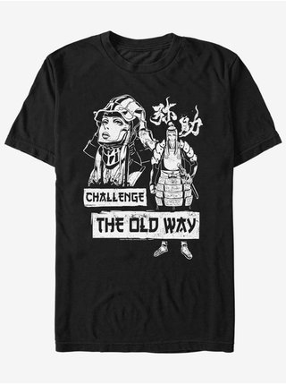 Čierne pánske tričko Netflix Challenge the Old Way