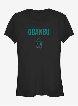 Čierne dámske tričko Netflix Gganbu