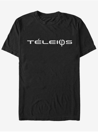 Čierne pánske tričko Netflix Teleios Basic Logo