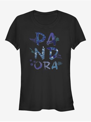 Čierne dámske tričko Twentieth Century Fox Pandora Flora And Fauna