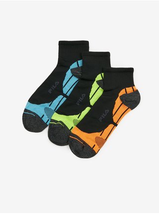 Ponožky pre mužov FILA - čierna, modrá, svetlozelená, oranžová