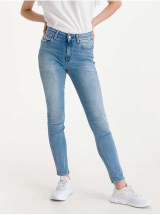 Modré dámské skinny fit džíny Replay Luzien Jeans 
