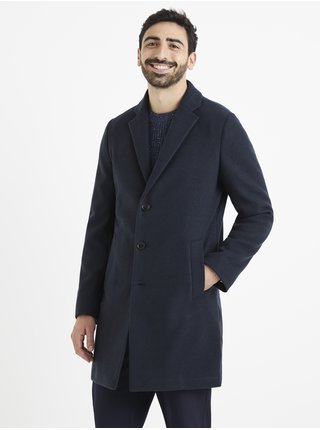 Tmavomodrý kabát Celio Vunoe