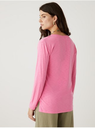 Růžové dámské tričko Marks & Spencer 