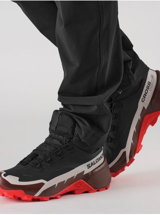 Červeno-černé pánské kotníkové outdoorové boty Salomon Cross Hike Mid GTX 2