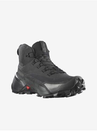 Čierne pánske členkové outdoorové topánky Salomon Cross Hike Mid GTX Wide 2
