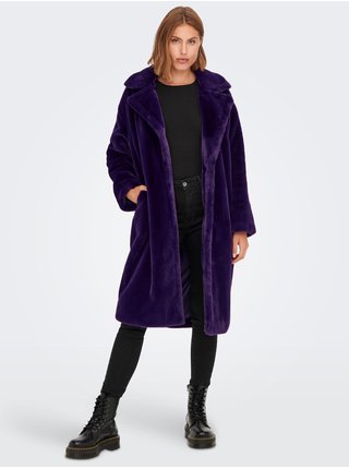 Kabáty pre ženy ONLY - tmavofialová