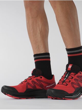 Černo-červené pánské sportovní tenisky Salomon Pulsar Trail 