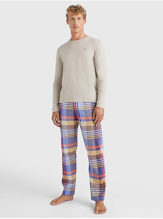 Pyžamá pre mužov Tommy Hilfiger - béžová, modrá