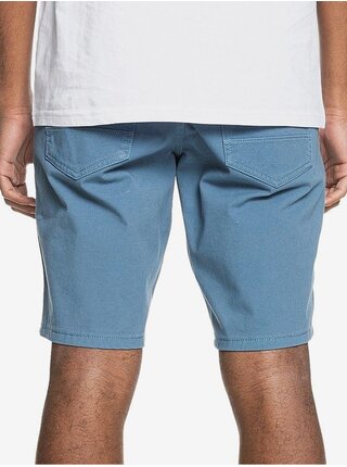 Modré pánské riflové kraťasy Quiksilver KRANDY Captains Blue
