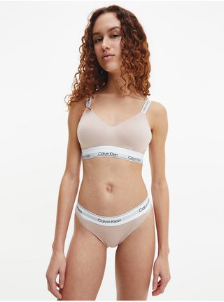 Nohavičky pre ženy Calvin Klein Underwear - béžová