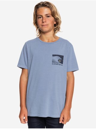 Světle fialové klučičí tričko Quiksilver Smiley Waves