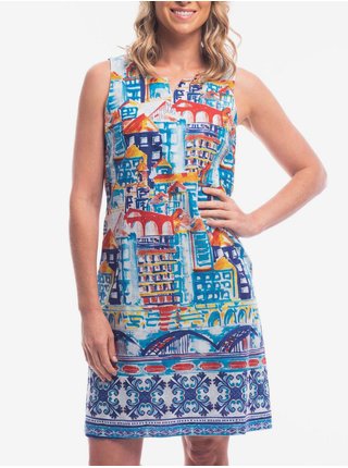 Orientique farebné letné šaty Algarve Reversible