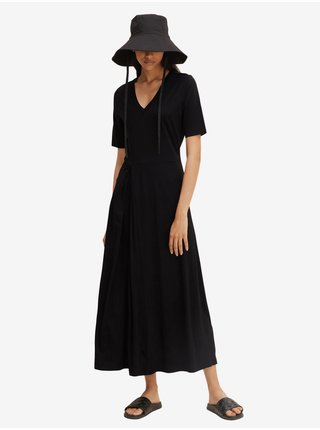 Letné a plážové šaty pre ženy Tom Tailor - čierna